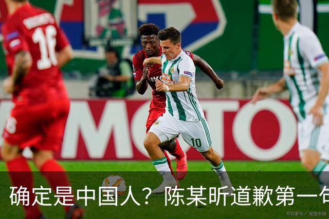 确定是中国人？陈某昕道歉第一句话就“露馅”了，央视公布新进展